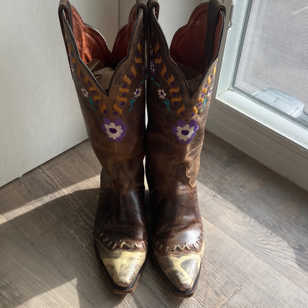 Dan Post Rustic Leather Boots - image 3